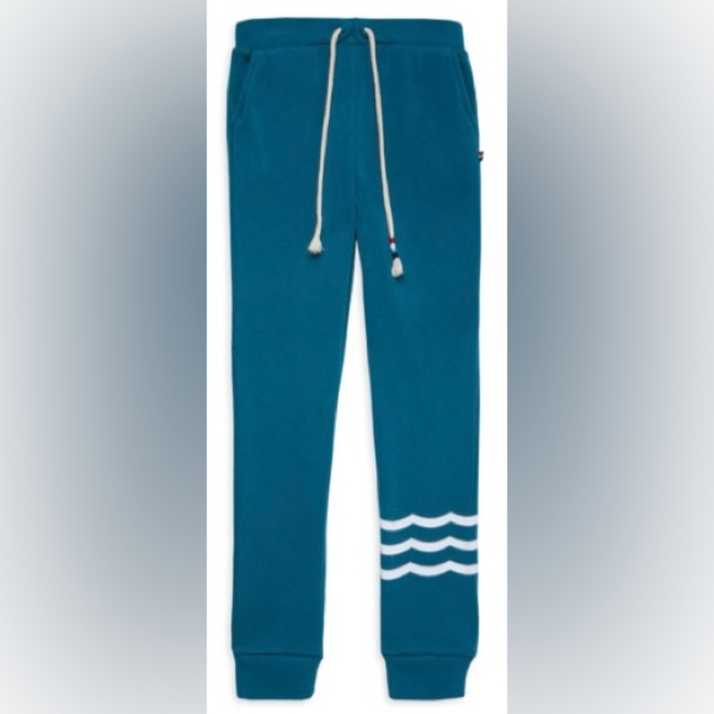 KIDS SOL ANGELES TEAL WAVES JOGGER PANTS - SIZE 12